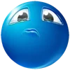 ☹️ Эмодзи «Blue faces» для Telegram