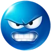 😠 Эмодзи «Blue faces» для Telegram