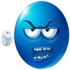 😤 Эмодзи «Blue faces» для Telegram
