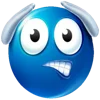 🙆‍♀️ Эмодзи «Blue faces» для Telegram