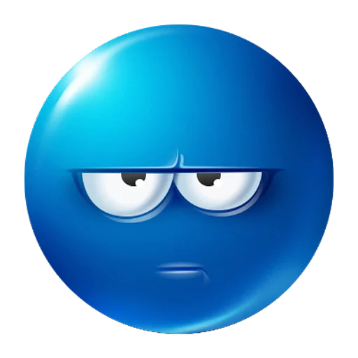 😠 Стикер «blue emotes» для Telegram