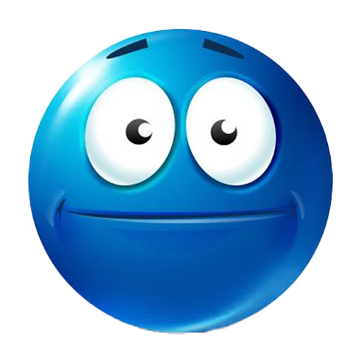 🙂 Стикер «blue emotes» для Telegram