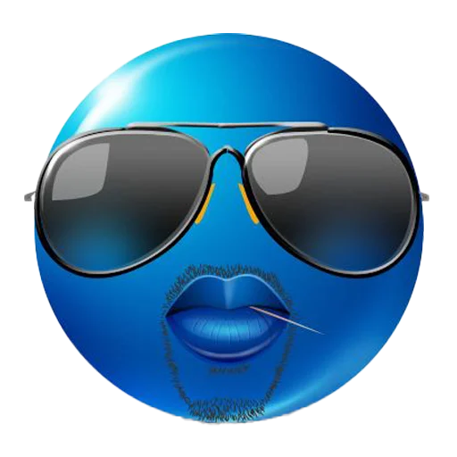 😎 Стикер «blue emotes» для Telegram