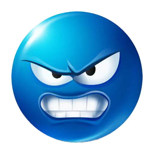 😡 Стикер «blue emotes» для Telegram