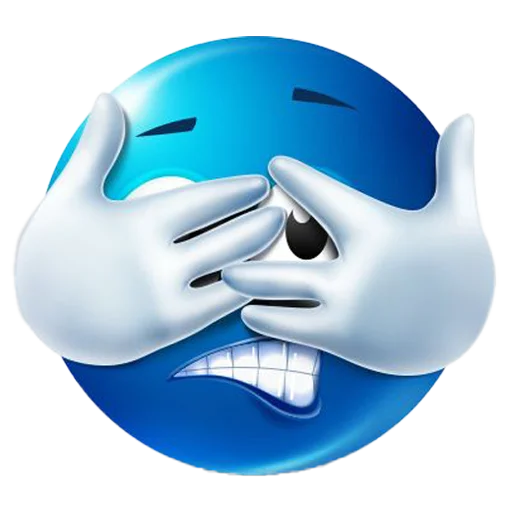 😶‍🌫️ Стикер «blue emotes» для Telegram