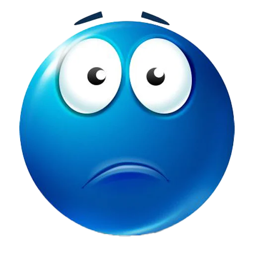 🙁 Стикер «blue emotes» для Telegram