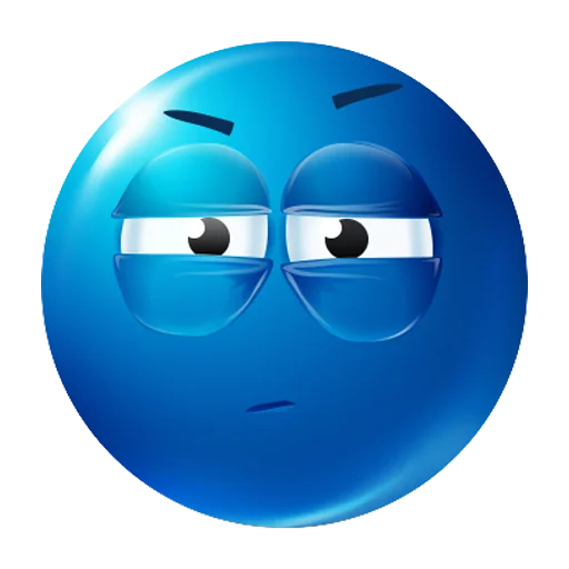 Стикерпак blue emotes для Telegram