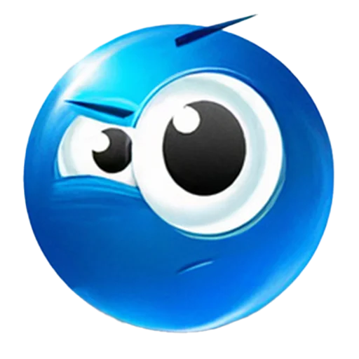 🤨 Стикер «blue emotes» для Telegram