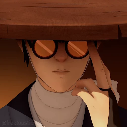😎 Стикер «Blue Eye Samurai» для Telegram