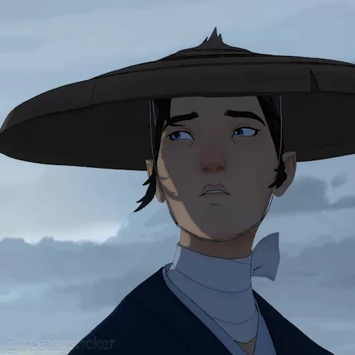 😕 Стикер «Blue Eye Samurai» для Telegram
