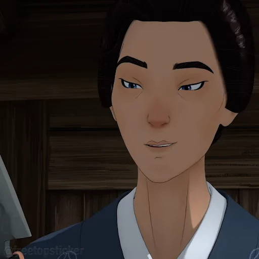 🔪 Стикер «Blue Eye Samurai» для Telegram