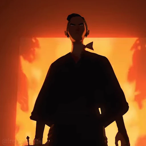 🔥 Стикер «Blue Eye Samurai» для Telegram