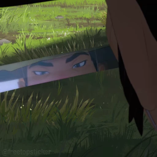 🪞 Стикер «Blue Eye Samurai» для Telegram