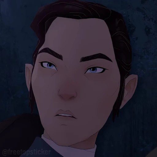 😯 Стикер «Blue Eye Samurai» для Telegram