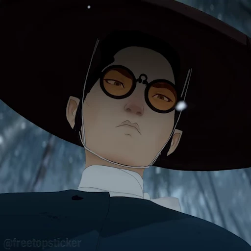 😠 Стикер «Blue Eye Samurai» для Telegram