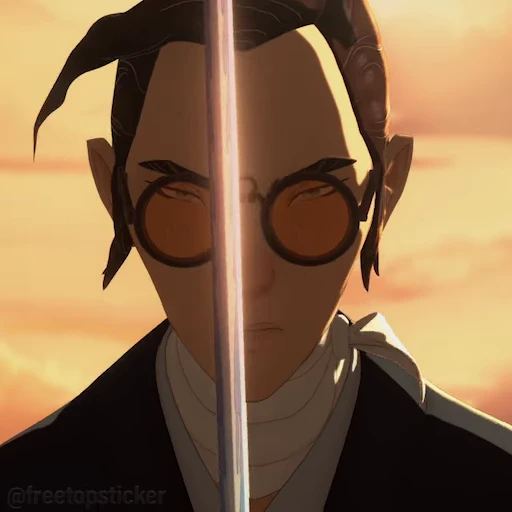 🫡 Стикер «Blue Eye Samurai» для Telegram
