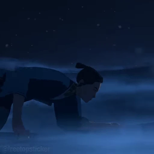 🥶 Стикер «Blue Eye Samurai» для Telegram