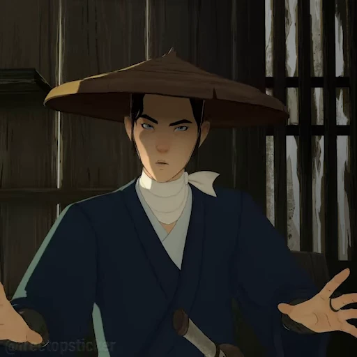 ⛔️ Стикер «Blue Eye Samurai» для Telegram