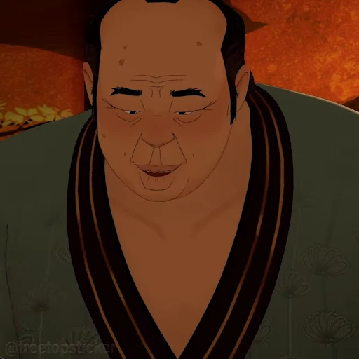 🔞 Стикер «Blue Eye Samurai» для Telegram