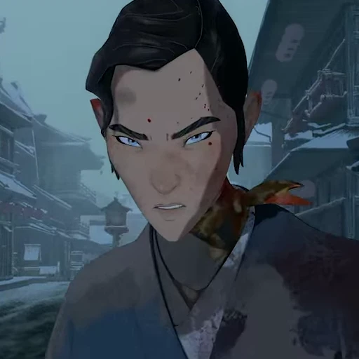 😠 Стикер «Blue Eye Samurai» для Telegram