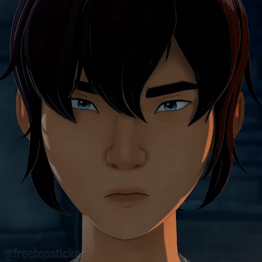 🙁 Стикер «Blue Eye Samurai» для Telegram