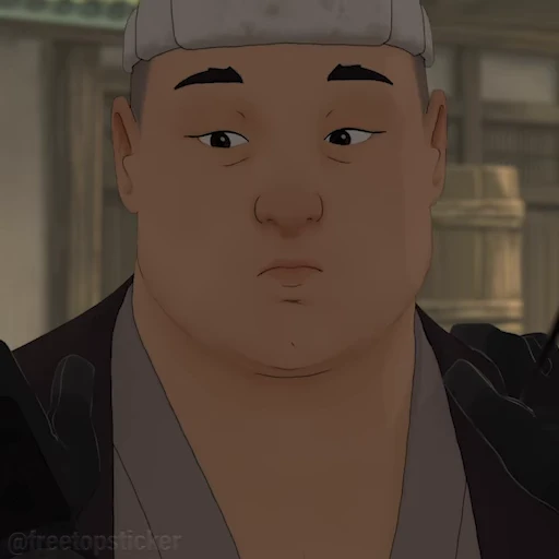 😕 Стикер «Blue Eye Samurai» для Telegram