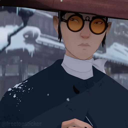 😠 Стикер «Blue Eye Samurai» для Telegram