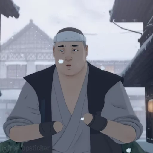 👋 Стикер «Blue Eye Samurai» для Telegram