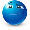 Стикер 38 Blue Face Emoji