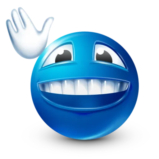 Стикерпак blue facebook для Telegram
