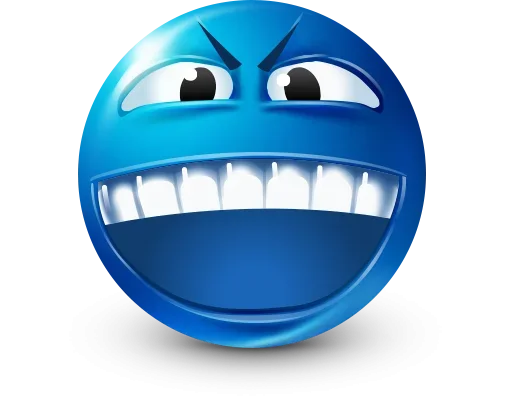 Стикер 37 Blue Emotions