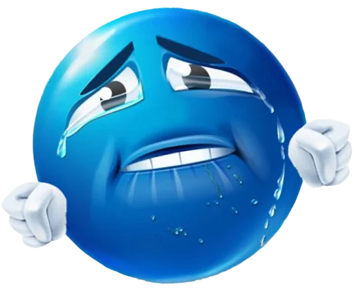 Стикер 3 Blue Emotions