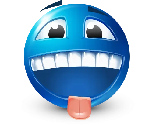 Стикер 13 Blue Emotions