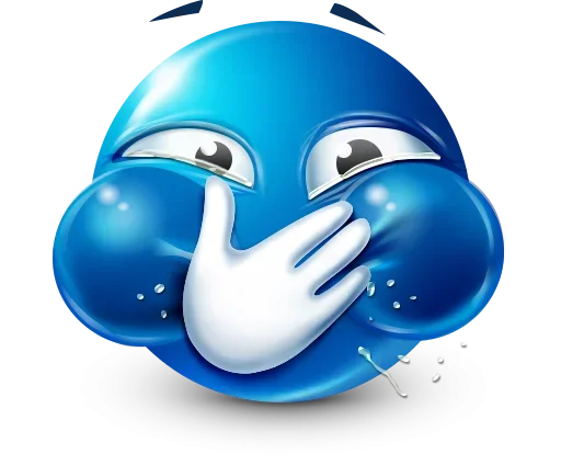 Стикер 49 Blue Emotions