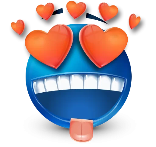 Стикер 11 Blue Emotions