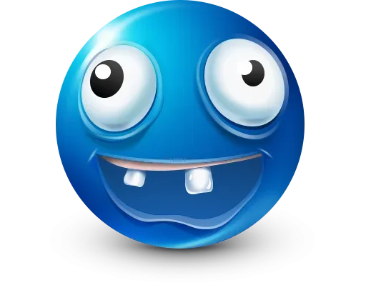 Стикер 53 Blue Emotions