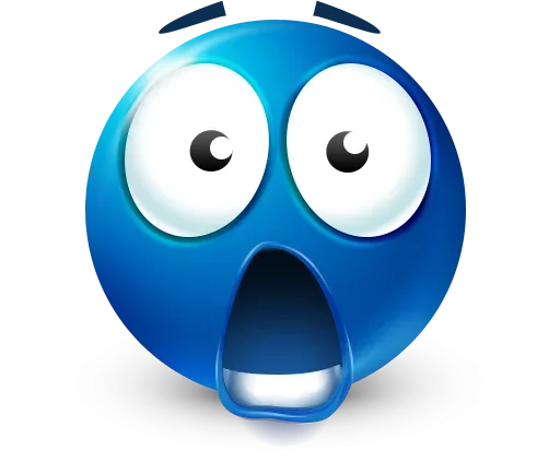 Стикер 33 Blue Emotions