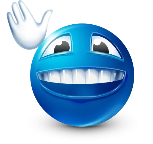 Стикер 51 Blue Emotions