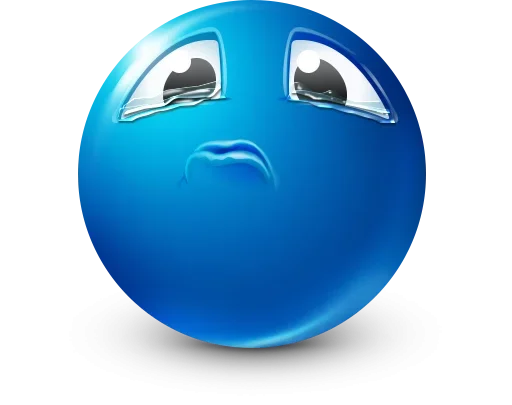 Стикер 24 Blue Emotions