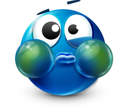 Стикер 46 Blue Emotions