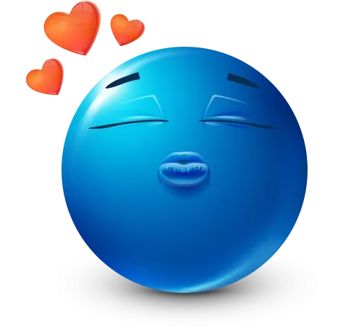 Стикер 16 Blue Emotions