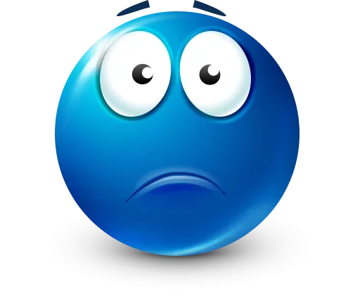 Стикер 41 Blue Emotions