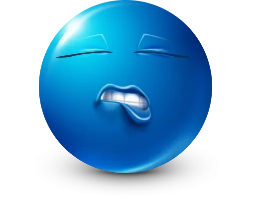 Стикер 14 Blue Emotions