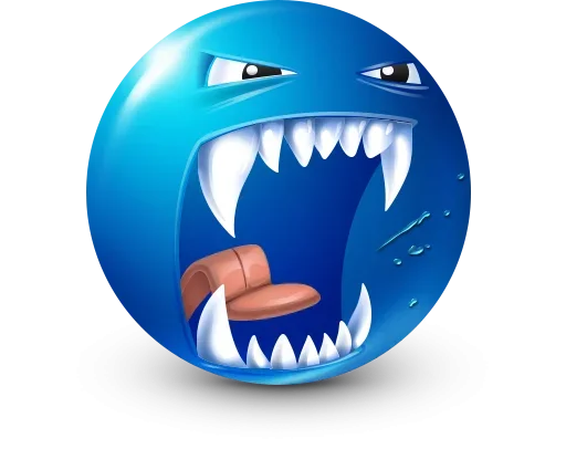 Стикер 54 Blue Emotions