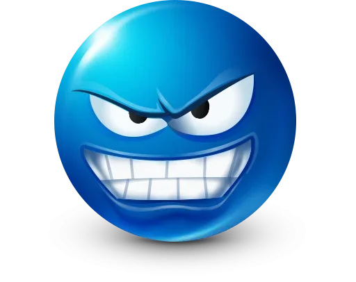 Стикер 31 Blue Emotions