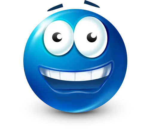Стикер 43 Blue Emotions