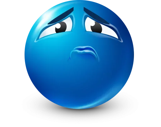 Стикер 23 Blue Emotions