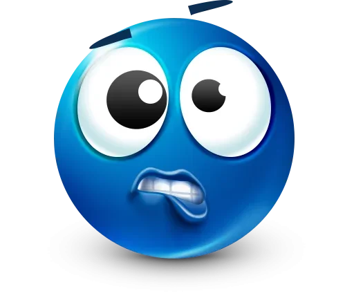 Стикер 39 Blue Emotions