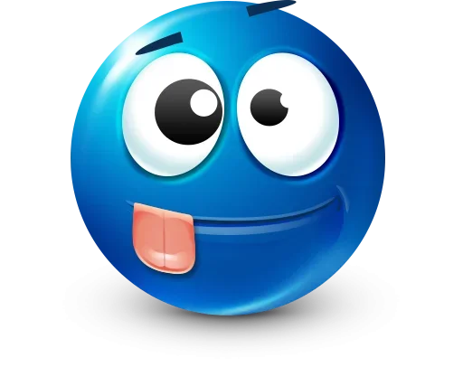 Стикер 19 Blue Emotions