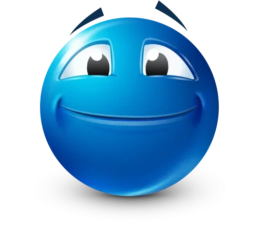 Стикер 60 Blue Emotions